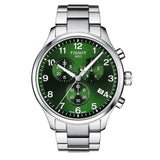 Tissot Chrono XL Classic Green Dial Silver Steel Strap Watch for Men - T116.617.11.092.00 Authentic Buy Shop Now