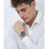 Maserati Epoca Chronograph Blue Dial Silver Steel Strap Watch For Men - R8873618024 Authentic Buy Shop Now