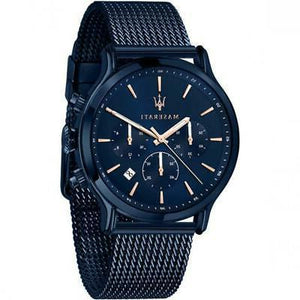 Maserati Epoca Analog Blue Dial Blue Mesh Bracelet Watch For Men - R8873618010 Authentic Buy Shop Now