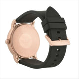 Emporio Armani Luigi Quartz Black Dial Black Rubber Strap Watch For Men - AR11097 Authentic Buy Shop Now