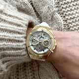 Guess Athena White Dial White Rubber Strap Watch for Women - GW0409L2 Authentic Buy Shop Now