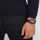 Gucci Dive Tiger Blue and Red Dial Blue Red Blue Nylon Strap Watch For Men - YA136215 Authentic Buy Shop Now