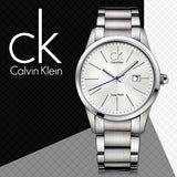 Calvin Klein Bold Silver Dial Silver Steel Strap Watch for Men - K2246120 Authentic Buy Shop Now