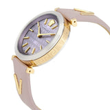 Versace V-Twist Quartz Purple Dial Purple Leather Strap Watch for Women - VELS00219 Authentic Buy Shop Now