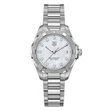 Tag Heuer Aquaracer Diamonds Mother of Pearl Dial Silver Steel Strap Watch for Women - WBD1414.BA0741 Authentic Buy Shop Now