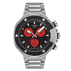 Tissot T Race Marc Marquez Limited Edition Black Dial Silver Steel Strap Watch for Men - T141.417.11.051.00 Authentic Buy Shop Now