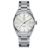 Tag Heuer Carrera Automatic Caliber 5 White Dial Silver Steel Strap Watch for Men - WAR211B.BA0782 Authentic Buy Shop Now