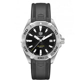 Tag Heuer Aquaracer Quartz Black Dial Black Rubber Strap Watch for Men - WBD1110.FT8021 Authentic Buy Shop Now