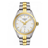 Tissot T Classic PR 100 White Dial Two Tone Steel Strap Watch for Men - T101.410.22.031.00 Authentic Buy Shop Now