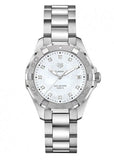 Tag Heuer Aquaracer Diamonds Mother of Pearl Dial Silver Steel Strap Watch for Women - WBD131B.BA0748 Authentic Buy Shop Now