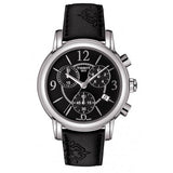 Tissot Dressport Chronograph Black Dial Black Leather Strap Watch for Women - T050.217.17.057.00 Authentic Buy Shop Now