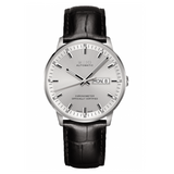 Mido Comander II Automatic Chronometer Silver Dial Black Leather Strap Watch For Men - M021.431.16.031.00 Authentic Buy Shop Now
