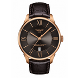 Tissot Chemin des Tourelles Powermatic 80 Brown Dial Brown Leather Strap Watch for Men - T099.407.36.448.00 Authentic Buy Shop Now