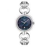 Tissot T Lady Flamingo Mother of Pearl Blue Dial Silver Steel Strap Watch for Women - T094.210.11.126.00 Authentic Buy Shop Now