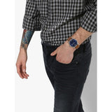 Fossil Commuter Blue Dial Blue Leather Strap Watch for Men - FS5325 Authentic Buy Shop Now