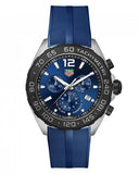 Tag Heuer Formula 1 Chronograph Blue Dial Blue Rubber Strap Watch for Men - CAZ101AV.FT8077 Authentic Buy Shop Now
