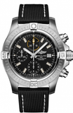 Breitling Avenger Chronograph 45mm Black Dial Black Leather Strap Watch for Men - A13317101B1X1 Authentic Buy Shop Now