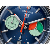 Tag Heuer Carrera Skipper Automatic Chronograph Blue Dial Blue Nylon Strap Watch for Men - CBS2213.FN6002 Authentic Buy Shop Now