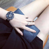 Versace Palazzo Empire Black Dial Black Leather Strap Watch for Women - VCO050017 Authentic Buy Shop Now