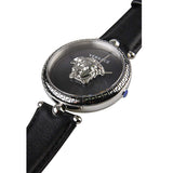 Versace Palazzo Empire Black Dial Black Leather Strap Watch for Women - VCO060017 Authentic Buy Shop Now
