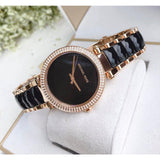 Michael Kors Parker Mother of Pearl Black Dial Two Tone Steel Strap Watch for Women - MK6414 Authentic Buy Shop Now