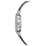 Swarovski Passage Chrono Crystal Blue Dial Blue Leather Strap Watch for Women - 5580342 Authentic Buy Shop Now