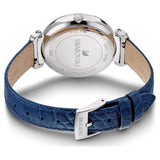 Swarovski Passage Moon Phase Blue Dial Blue Leather Strap Watch for Women - 5613320 Authentic Buy Shop Now