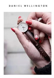 Daniel Wellington Classy Bristol White Dial Brown Leather Strap Watch For Women - DW00100070 Authentic Buy Shop Now