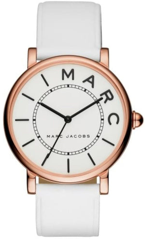 Marc Jacobs Roxy White Dial White Leather Strap Watch for Women - MJ1561 Authentic Buy Shop Now