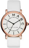 Marc Jacobs Roxy White Dial White Leather Strap Watch for Women - MJ1561 Authentic Buy Shop Now