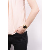 Michael Kors Runway Black Dial Gold Steel Strap Watch for Women - MK3478 Authentic Buy Shop Now