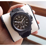 Michael Kors Dylan Black Dial Black Rubber Strap Watch for Men - MK8152 Authentic Buy Shop Now