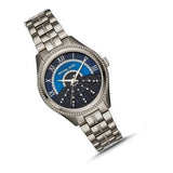 Michael Kors Lauryn Blue Dial Silver Steel Strap Watch for Women - MK3720 Authentic Buy Shop Now