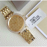 Michael Kors Darci Gold Dial Gold Steel Strap Watch for Women - MK3398 Authentic Buy Shop Now