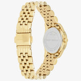 Michael Kors Lexington Quartz Silver Dial Gold Steel Strap Watch For Women - MK3229 Authentic Buy Shop Now