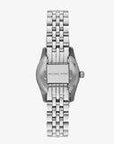 Michael Kors Lexington Quartz Blue Dial Silver Steel Strap Watch For Women - MK3328 Authentic Buy Shop Now