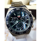 Tag Heuer Formula 1 Chronograph Black Dial Silver Steel Strap Watch for Men - CAZ101H.BA0842 Authentic Buy Shop Now