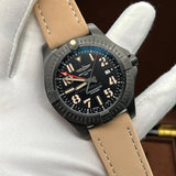 Breitling Avenger Automatic GMT 45 Black Dial Brown Nylon Strap Watch for Men - V32395101B1X1 Authentic Buy Shop Now