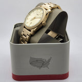 Fossil Machine Gold Dial Gold Steel Strap Watch for Men - FS5264 Authentic Buy Shop Now