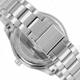 Michael Kors Layton Three Hand Pink Dial Silver Steel Strap Watch For Women - MK7298 Authentic Buy Shop Now