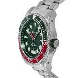 Gucci Dive Quartz Green Dial Silver Steel Strap Watch For Men - YA136222 Authentic Buy Shop Now