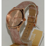 Michael Kors Jaycie Quartz Rose Gold Dial Pink Leather Strap Watch for Women - MK2879 Authentic Buy Shop Now
