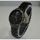 Emporio Armani Ceramica Crystals Black Dial Black Ceramic Strap Watch For Women - AR1478 Authentic Buy Shop Now