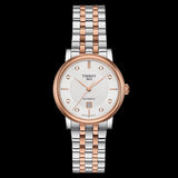 Tissot T Classic Carson Premium Diamonds White Dial Two Tone Steel Strap Watch for Women - T122.207.22.036.00 Authentic Buy Shop Now