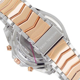 Michael Kors Whitney Chronograph Silver Dial Two Tone Steel Strap Watch For Women - MK7225 Authentic Buy Shop Now