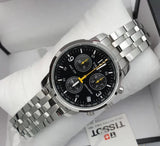 Tissot T Sport PRC200 Chronograph Black Dial Silver Steel Strap Watch for Men - T17.1.586.52 Authentic Buy Shop Now