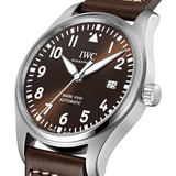 IWC Pilot's Watch Mark XVII Edition "Antoine De Saint Exupery" Brown Dial Brown Leather Strap Watch for Men - IW327003 Authentic Buy Shop Now