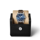 IWC Pilot's Mark XVIII Le Petit Prince Blue Dial Brown Leather Strap Watch for Men - IW327004 Authentic Buy Shop Now