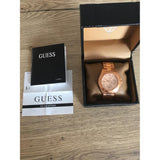 Guess BFF Multifunction Rose Gold Dial Rose Gold Steel Strap Watch for Women - W0231L4 Authentic Buy Shop Now