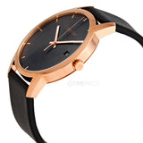 Calvin Klein City Quartz Grey Dial Black Leather Strap Watch for Men - K2G2G6C3 Authentic Buy Shop Now
